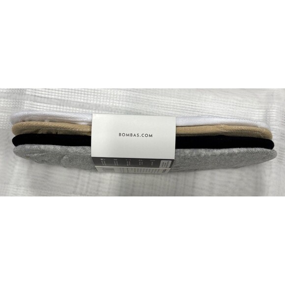 4-Pack Bombas Mens Womens Unisex Basic Colors Lightweight No Show Socks Size Med - Picture 4 of 5